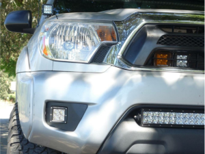 Toyota Tacoma Light Pod Replacement Kit - Front - Cali Raised LED - W/ 3X2 18 Pods - `12-`15 Toyota Tacoma Light Pod Replacement Kit - Front - Cali Raised LED - W/ 3X2 18 Pods - `12-`15